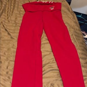 Pink holister leggings